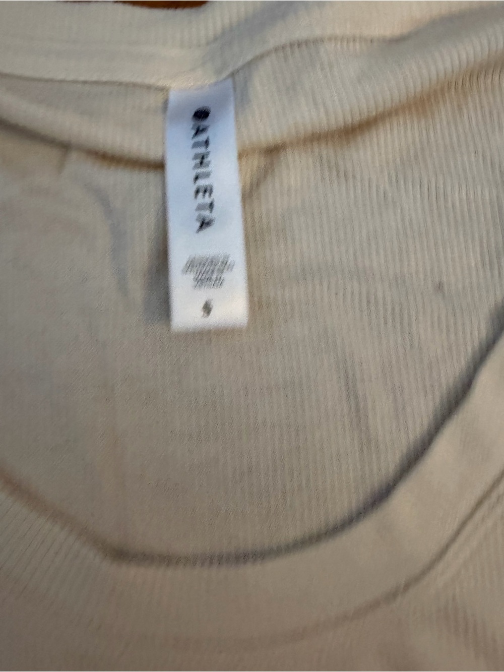 Athleta Ribbed Tee -s - Picture 2 of 2